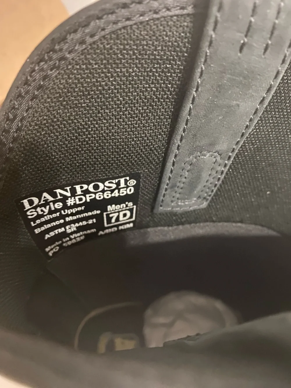 Dan Post Blayde 11” Work Boots DP66450 Black Waterproof Soft Toe Men’s Size 7D - Picture 9 of 12